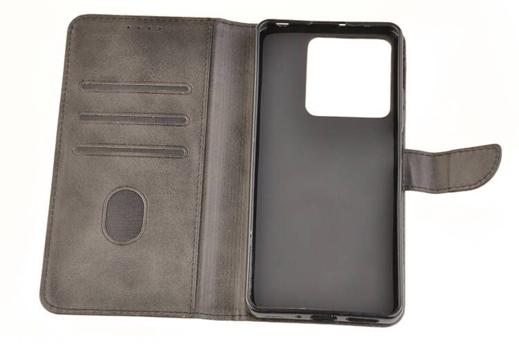 Etui portfel Wallet do Xiaomi Redmi Note 13 5G czarny zdjęcie 4