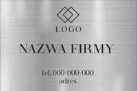 Tabliczka Firmowa na drzwi gabinet biuro GRAWER