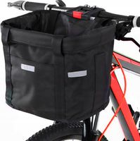 KOSZ ROWEROWY PRZEDNI NA ROWER KIEROWNICĘ KOSZYK DO ROWERU DUŻY + TORBA