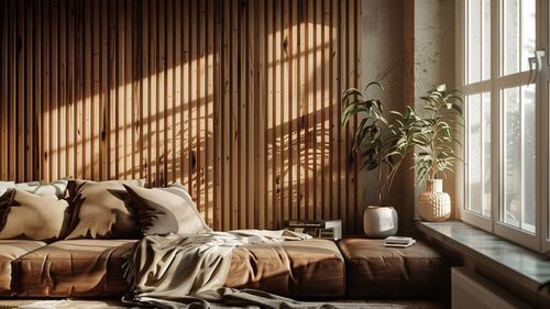 LAMELE NA FILCU 46x275 ŚCIENNE PANEL AKUSTYCZNE DĄB NATURALNY WOTAN INNE na Arena.pl