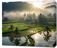 Obraz 70x60cm Świt nad Tarasami