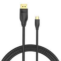 Kabel USB-C DO DisplayPort Vention CGYBH 8K 60Hz 2m Czarny