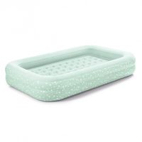 MATERAC DMUCHANY DZIECIĘCY 168X107X25 CM Z WELUREM PVC