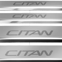 Listwa progowa MERCEDES CITAN W415 W415 Stal nierdzewna 304 połysk 4szt