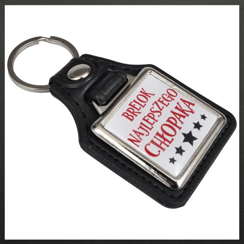 Brelok najlepszego chłopaka prezent dzień chłopaka kwadratowy na Arena.pl