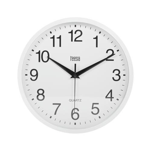 ZEGAR ŚCIENNY 25 CM BIAŁY TEESA TSA0037 BIAŁY na Arena.pl