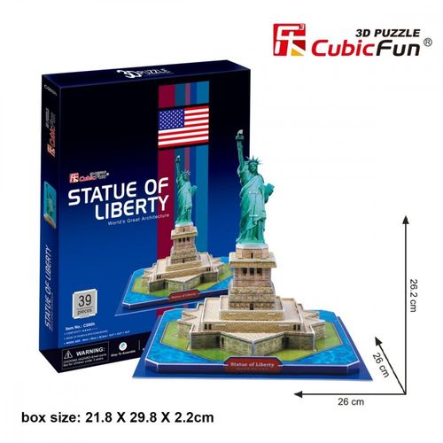 Puzzle 3D Statua Wolności na Arena.pl