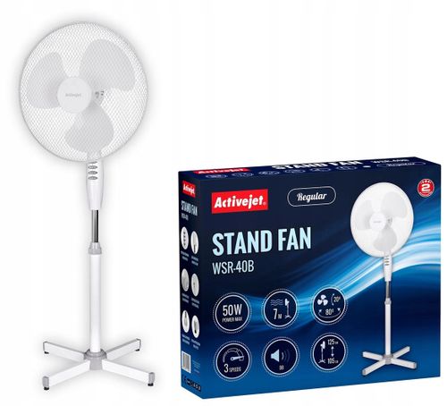 Wentylator Stojący Activejet Regular Wsr-40B na Arena.pl