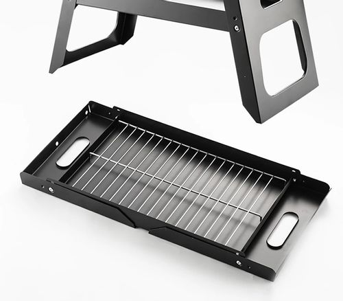 GRILL SKŁADANY TURYSTYCZNY NA KEMPING BBQ PRZENOŚNY WĘGLOWY DO OGRODU na Arena.pl