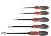komplet wkrętaków płaskich 5 sztuk - wk rwwc