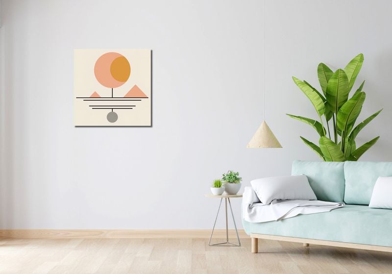 Obraz 60x60cm Geometryczna Utopia zdjęcie 2