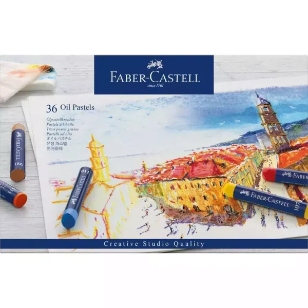 Pastele olejne CS 36 kolorów FABER CASTELL zdjęcie 1