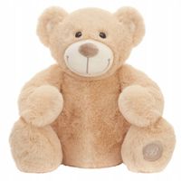 BEPPE MIŚ PLUSZOWY karmelowy 35 cm DUŻA MASKOTKA dla dzieci ZABAWKA brązowa