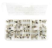 Zestaw bezpieczników szklanych 5x20mm WTA 100szt
