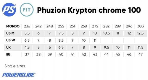 ROLKI FITNESS POWERSLIDE PHUZION KRYPTON 100 45 na Arena.pl