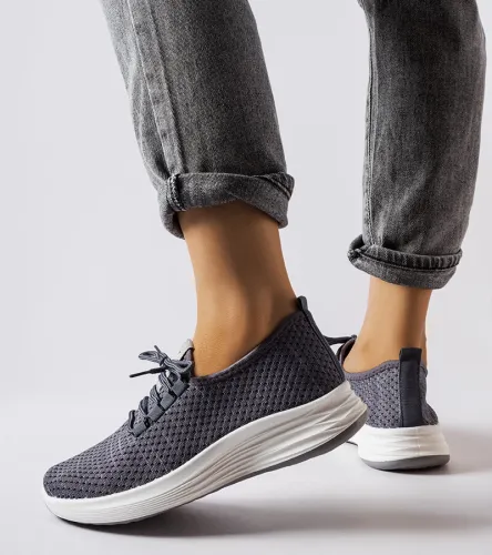 Szare materiałowe sneakersy Tommaso 41 na Arena.pl