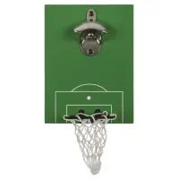 Zabawny Otwieracz na Ścianę w kształcie Boiska Piłkarskiego z Bramką