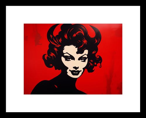 Plakat 18x13cm Czerwona Diablica na Arena.pl