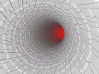 FOTOTAPETA fototapety abstrakcja tunel 3d pejzaż