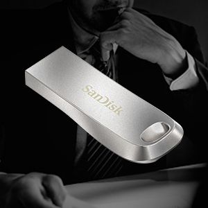 Metalowy PenDrive SanDisk Ultra LUXE 64GB 150 MB/s USB 3.1 zdjęcie 6