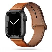 Pasek Tech-Protect Skóra Naturalna Brązowy Do Apple Watch 42-49mm