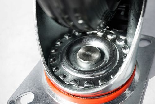 KÓŁKA OBROTOWE 75mm 200kg KOŁA METALOWO GUMOWE ZESTAW JEZDNY WÓZKÓW na Arena.pl