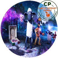 Opłatek na tort Baranek Shaun