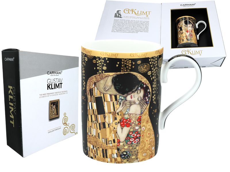Kubek - G. Klimt, Pocałunek (CARMANI) zdjęcie 1