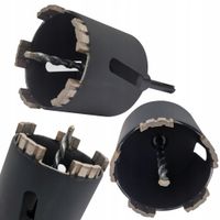 OTWORNICA DIAMENTOWA DO BETONU 68MM 5 SEGMENTY FREZ DO MURU KORONKA PUSZKI