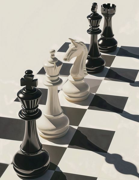 Plakat 50x65cm Szach i Mat zdjęcie 1