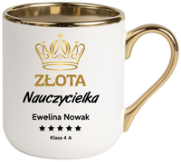 Kubek PREMIUM prezent dla NAUCZYCIELKI WYCHOWAWCZYNI PEDAGOGA z imieniem