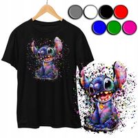 KOSZULKA DZIECIĘCA T-SHIRT Z NADRUKIEM - STICH STICZ KOLORY - S 122-128