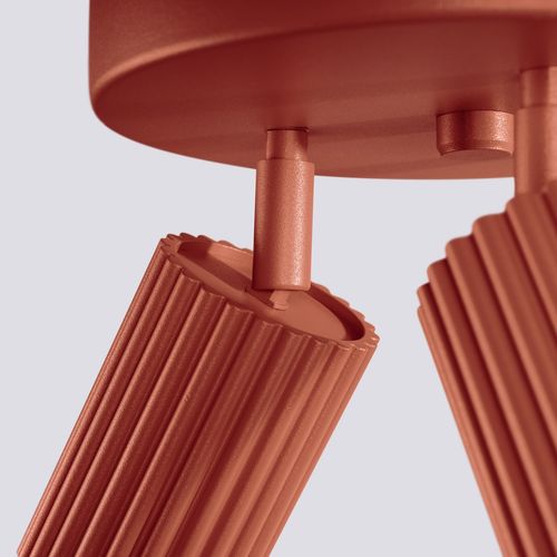 Plafon KARBON 3P ochra czerwona na Arena.pl