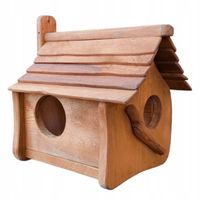 Domek dla WIEWIÓREK - brązowy rustkalny rzemieślniczy, doskonały na prezent