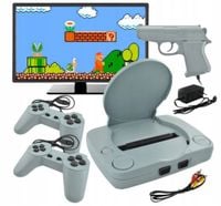 Retro konsola do TV 620 gier pistolet 2 pady klasyka 8 bit gra telewizyjna