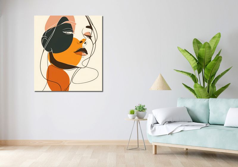 Obraz 90x100cm Spokój Wewnętrzny zdjęcie 2