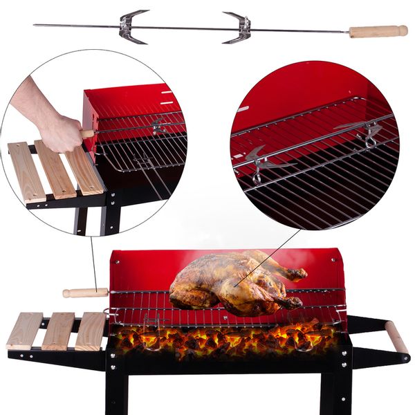 Grill Węglowy Ogrodowy RedBend + Dmuchawa zdjęcie 12