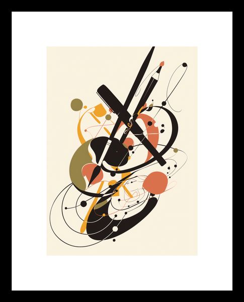 Plakat 13x18cm Abstrakcyjny Rapsod zdjęcie 3