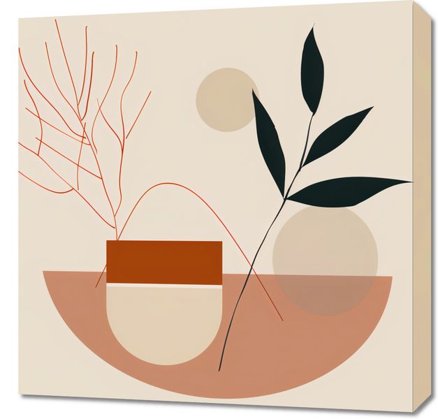 Obraz 60x60cm Botaniczna Przymiarka zdjęcie 1