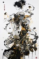 Plakat 67,5x100cm Tuszowe Odyseje