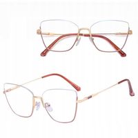 Damskie Okulary Półramki Zerówki do KOMPUTERA Blue Light OPRAWKI Teleskopy