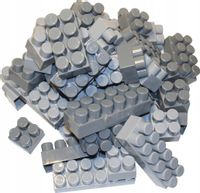 Hemar K3 polskie klocki konstrukcyjne 50 el luz małe cegły