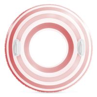 Koło dmuchane do pływania z uchwytem 91 cm INTEX 59256 różowo-białe