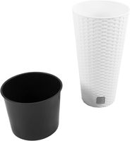 Doniczka Osłonka Wysoka Rattan Rato Tubus Biały