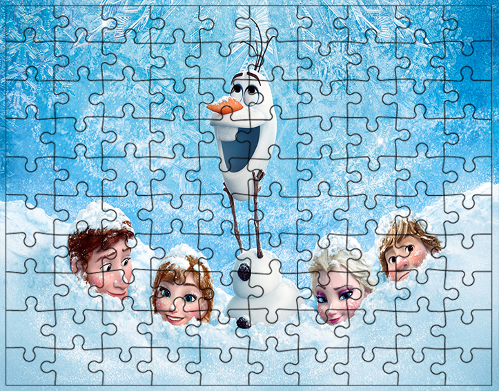 Puzzle Kraina Lodu zdjęcie 1