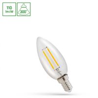 LED ŚWIECOWA E-14 230V 1W COG WW CLEAR SPECTRUM