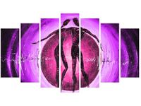 OBRAZ DANCING LOVE ABSTRAKCJA KOCHANKOWIE 3 KOLORY