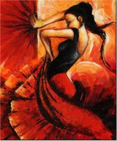 60CM 50CM OBRAZ ŚCIENNY HISZPAŃSKIE BOLERO DRUK PŁÓTNO