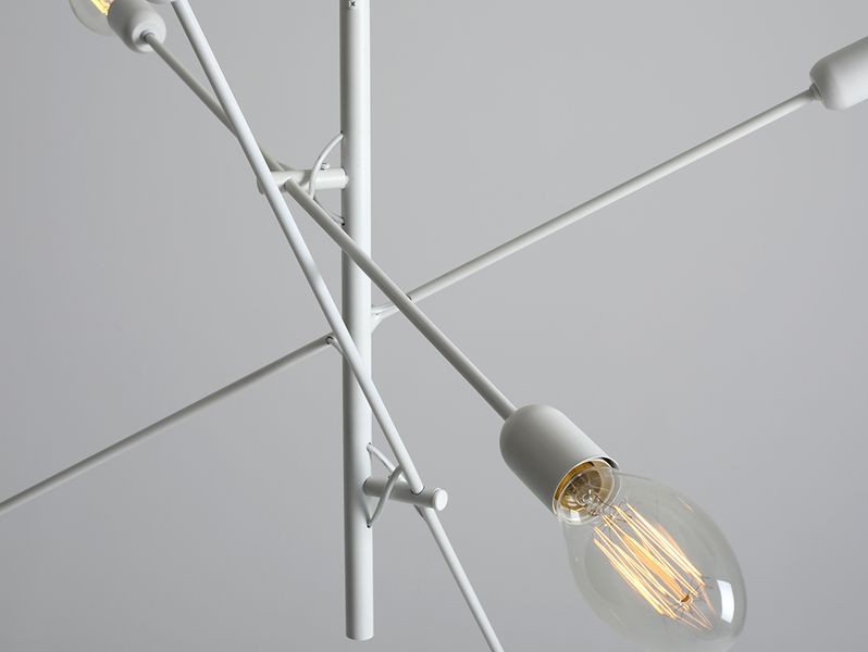 Lampa wisząca TWIGO 6 – biały zdjęcie 5