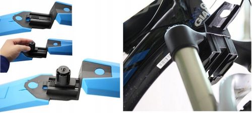 BŁOTNIKI ROWEROWE ZESTAW KOMPLET PRZÓD TYŁ WACHLARZE 26 27 28 29 CZARNY na Arena.pl